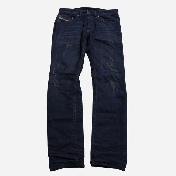 Diesel Industry Other - Mens Diesel Braddom Y2K Grunge Punk Skater Streetwear Straight Dark Wash Jeans